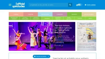Officiel des spectacles - Enfants